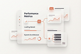 Lightning fast web application architecture showing performance metrics, optimized workflows, and speed-focused development structure.