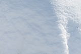 winter sunny day, snow, rounded forms | © pockett dessert, white out
