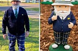 My friend, Kenneth, and the 2024 Augusta Gnome — Author collection