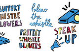 Supporting Whistleblowers with GIFs and Stickers