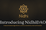 Introducing NidhiDAO