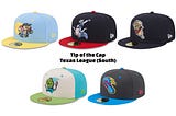 Wild & Wacky: Texas League South’s Minor League Baseball Hats