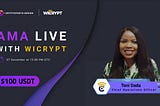 AMA CRYPTOPORTS SERIES WITH WICRYPT.