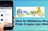 How To Withdraw Money From Crypto.com Wallet 𝟏(𝟖𝟑𝟏)𝟐𝟒𝟎 𝟎𝟕𝟔𝟏
