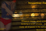 My Erotica, “November Rain”