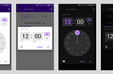 The new Android Material TimePicker in Google’s Material Design