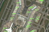 Detecting aircraft on Airbus Pleiades imagery with YOLOv5