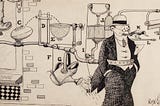 Rube Goldberg machines exemplify the absurd nature of necessity: everything in this causality link is necessary!