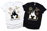 Disney Castle Shirts 2023, New Years, Disneyworld Shirts for Family, Disneyland Shirt, Family Disney Shirts, Matching Disney Shirts, Custom