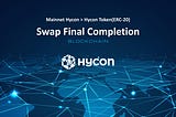 Mainnet Hycon > Hycon Token(ERC-20) Swap Final Completion