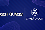 RichQUACK (QUACK)’s RSS FEED INTEGRATED WITH CRYPTO.COM PRICE PAGE