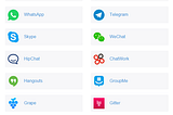 Desktop app for Slack, WhatsApp, Skype, Telegram, Messenger