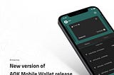 New version of AOK Mobile Wallet