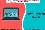 Trained from HTS India in Java course