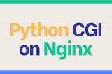 Python CGI on Nginx