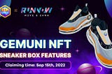 GemUni NFT Sneaker Box Features