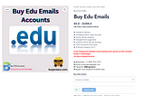 Buy Edu Email Address Guaranteed To Work 100% With Amazon Prime US