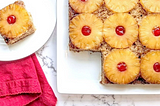 Vegan Pineapple Upside-Down Cake — Desserts — Upside-Down Cake