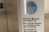 SHORT BLOG #6: COVID Elevator Etiquette