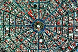 aerial photo of a city