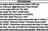 Formula Microsoft Excel (I)