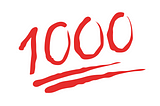 1000 followers by the end of the year!