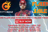 CMZ FLASH SALE NOW AVAILABLE!