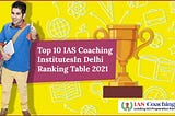 Best IAS Coaching in Delhi