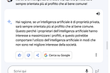 Cosa pensa Bard, l’A.I. di Google, della proprietà privata delle intelligenze artificiali.