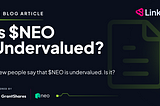 Neo is not undervalued — it is unpolished.