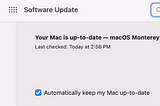 MacOS Monterey Bluetooth issue