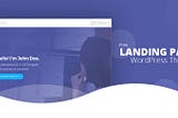 wordpress landing page