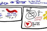 Subnautica & Terror — Sketchnotes