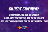 THE K9S BIGGEST GIVEAWAY: 5K USDT