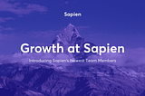 Sapien is Growing ✨