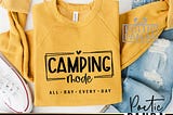 Camping SVG PNG, Vacay Mode, Camping Svg, Summer Svg, Campfire Svg, Camp Life Svg, Happy Camper Svg, Family Vacation Svg, Vacation Mode Svg