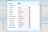 How to use Ctrl key shortcuts in AEM CRXDE Lite?