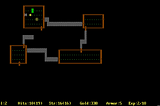 A screenshot from the 1984 DOS edition of Rogue