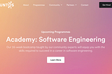 Software Engineering Training — Now Learning Java, JavaScript & React!
