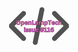 Newsletter Repost — OpenLampTech issue #116