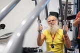 Grumpy Grandpa joins the gym