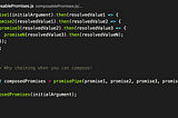 Processing Sequential JavaScript Promises using Functional Composition