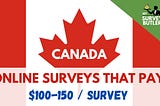 Online Surveys That Pay You In Canada