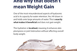 How Hyaluronic Acid Retains Water — And Why That Doesn’t Mean Weight Gain