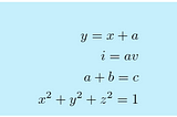 Mathematical Terms in LaTeX