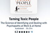 Book Review: Taming Toxic People