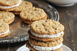 Peanut Butter Oatmeal Sandwich Cookies