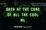 Data at the core of all the cool ML