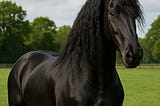 Majestic Friesian Horse