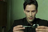 Keanu Reeves in The Matrix. Warner Bros/Village Roadshow Pictures